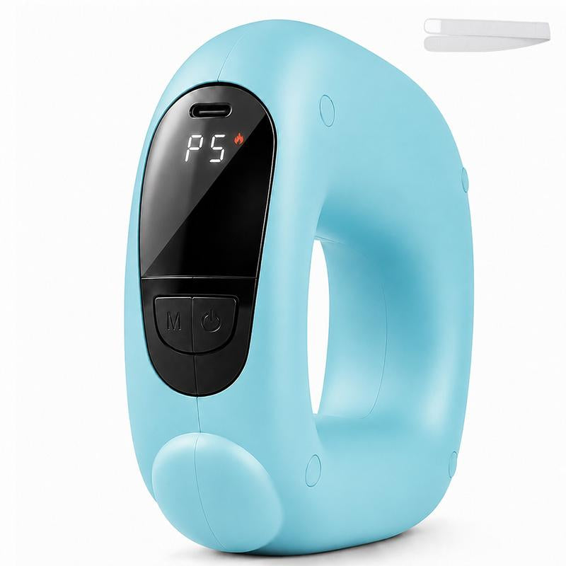 Turbo-Vibe Fascia Ring Compact Massage Belt - Rechargeable Hands-Free Full Body Device, 6 Speed Modes, Mini Ab Training Tool for Muscle Recovery, Cool Gifts for Adults