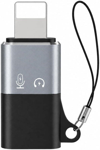 1 Pack USB C to Lighting OTG Adapter for Connecting DJI Mic Mini & DJI Mic Series Receiver to Iphone 14 13 12 11 Mac Wireless Microphone Receiver (1)