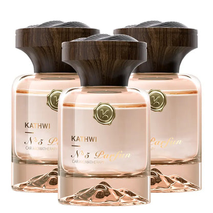 KATHWI New Luxury Mountain Forest Themed Car Fragrance - Car Accessories Interior, No.5 White Tea Qud Wood Balm Scent, Long-Lasting Aroma, 120Ml Single Bottle