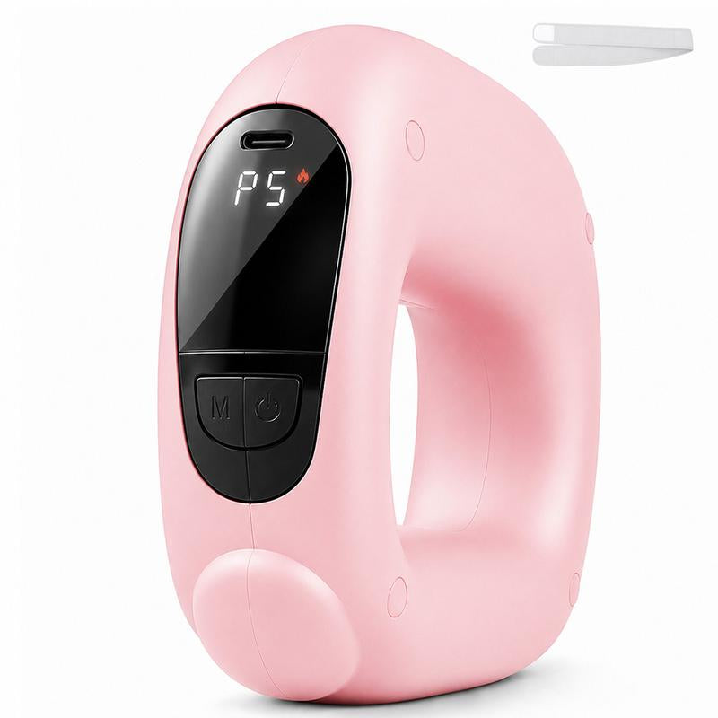 Turbo-Vibe Fascia Ring Compact Massage Belt - Rechargeable Hands-Free Full Body Device, 6 Speed Modes, Mini Ab Training Tool for Muscle Recovery, Cool Gifts for Adults