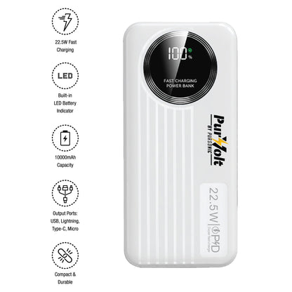 Emergency Prep Bundle: Pursonic 2-in-1 Ultra Bright Flashlight & LED Fast Charging Power Bank