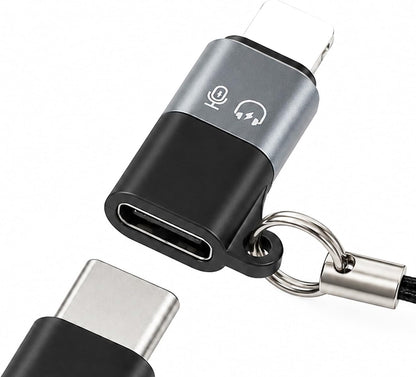 1 Pack USB C to Lighting OTG Adapter for Connecting DJI Mic Mini & DJI Mic Series Receiver to Iphone 14 13 12 11 Mac Wireless Microphone Receiver (1)