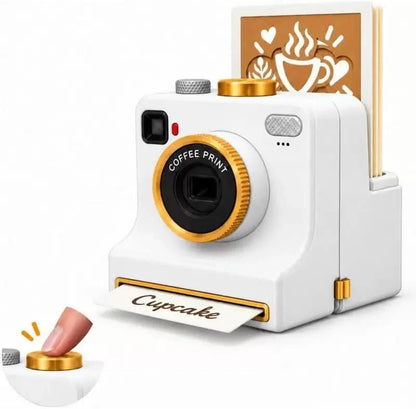 Camera Latte Art Maker – One-Click Coffee Stencil Printer